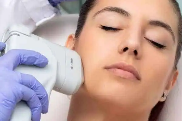Image of woman having HIFU Bexleyhill treatment